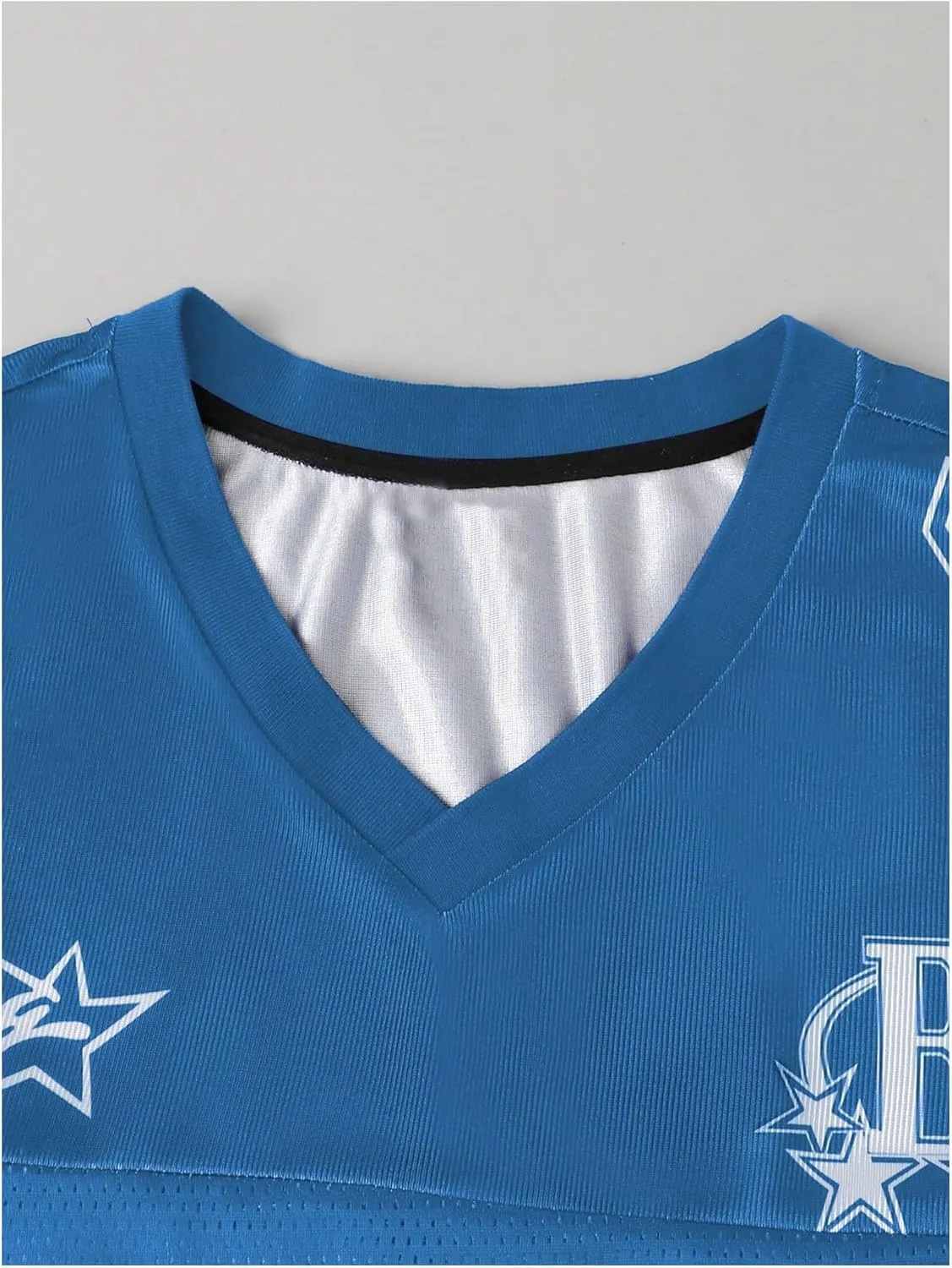 Men's Number Graphic Jersey Shirts Y2K Graphic Short Sleeve Streetwear Tee Shirt Top