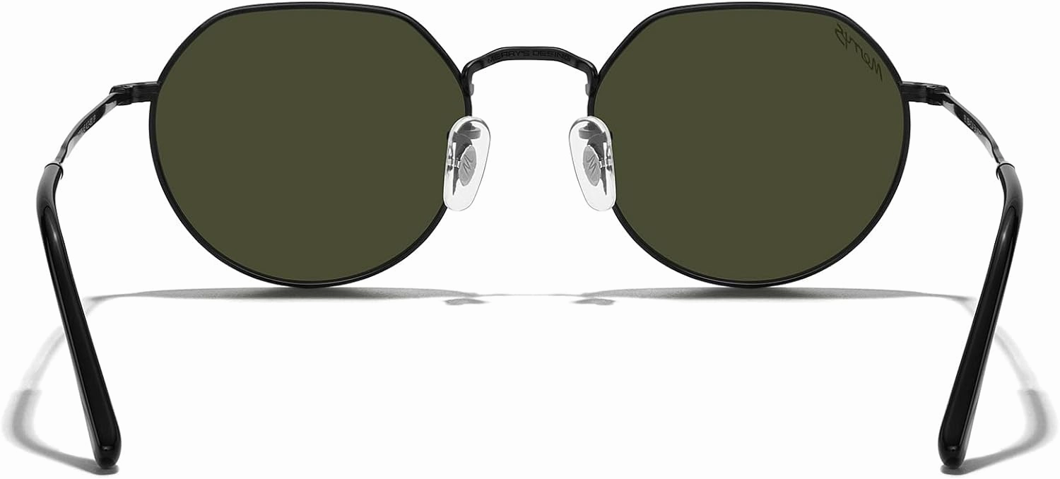 MERRY'S Round Polygon Metal Polarized Sunglasses for Women Men Retro Classic Vintage Shades S6565