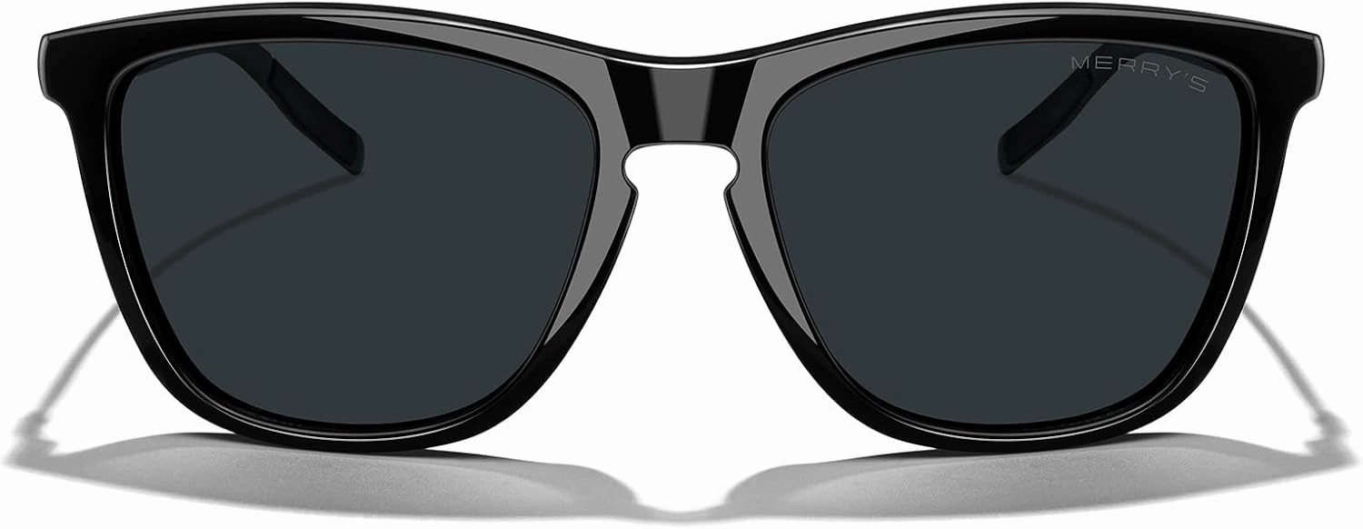 MERRY'S Unisex Polarized Sunglasses for Women Men Classic Retro Designer Style Aluminum Legs