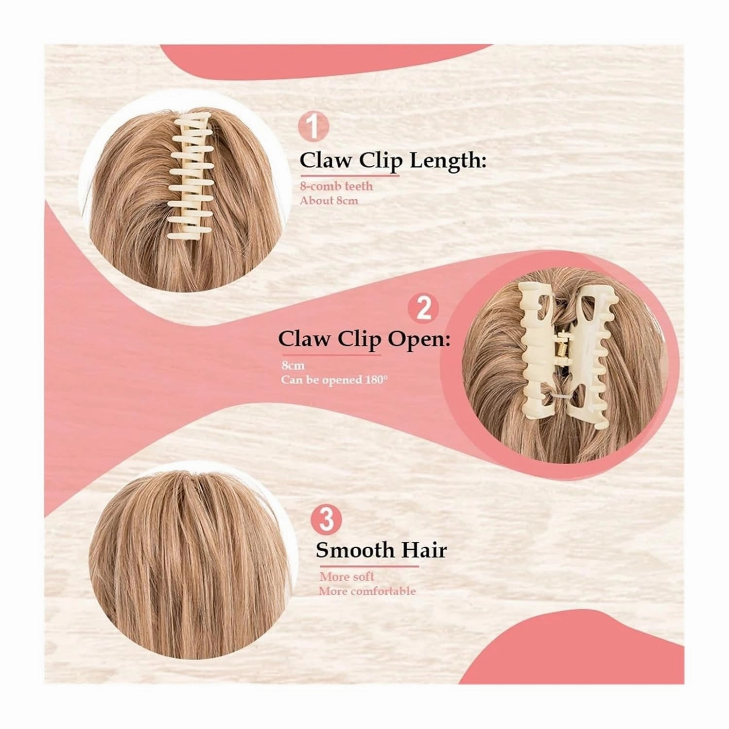 messy bun hair piece Synthetic Straight Claw Clip Chignon Fluffy Donut with Braids Scrunchies Messy Bun Hair Updo Hairpieces Extensions hair buns hair piece(1)