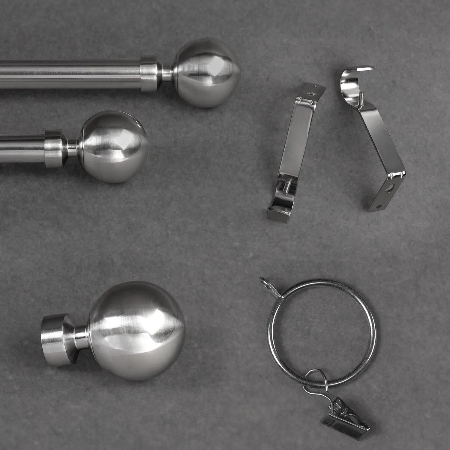 Metal Ball Nickel Extendable Metal Rod Set