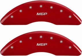 MGP Caliper Covers 2013-2017 Land Rover - Front and Rear Set - Red
