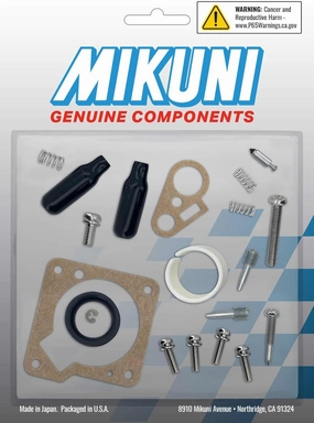 Mikuni Carburetor Rebuild Kit for Yamaha PW50, Scooters, & 3-Wheelers