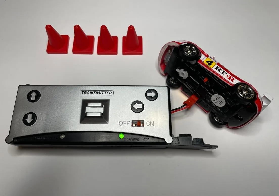 Mini RC 1:58 Scale Small Pocket Portable Micro Racing Car Can Miniature Coke Can Upgraded 2.4G Wireless Radio Remote Control for Multi-Users (Qty. 1 = 1 Can) (Bugatti)