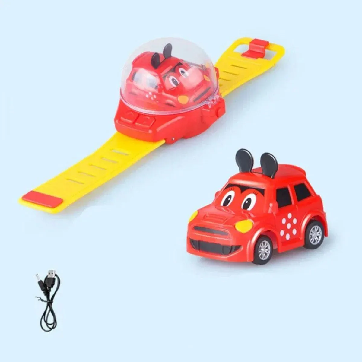 Mini Remote Control Car Watch Toy – 2.4GHz Wearable RC for Kids