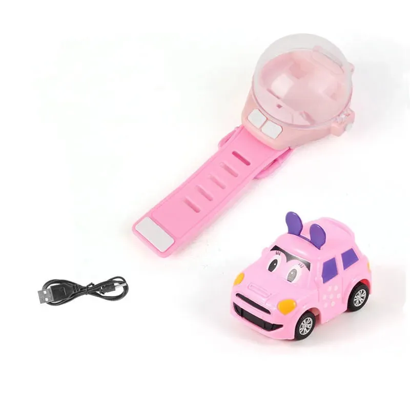 Mini Remote Control Car Watch Toy – 2.4GHz Wearable RC for Kids