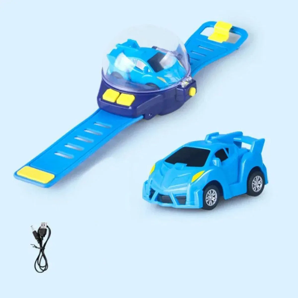 Mini Remote Control Car Watch Toy – 2.4GHz Wearable RC for Kids