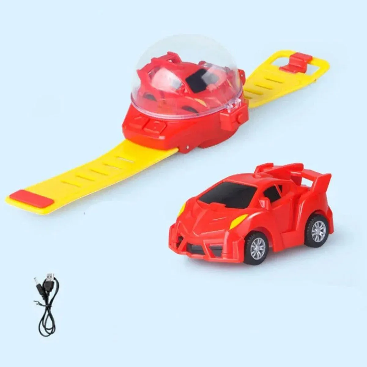 Mini Remote Control Car Watch Toy – 2.4GHz Wearable RC for Kids