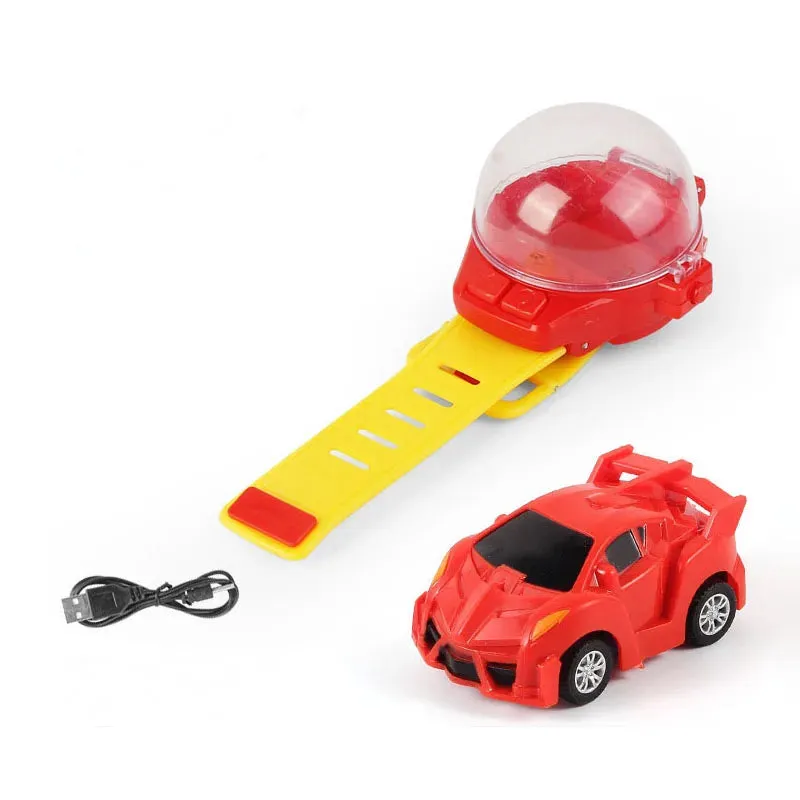 Mini Remote Control Car Watch Toy – 2.4GHz Wearable RC for Kids