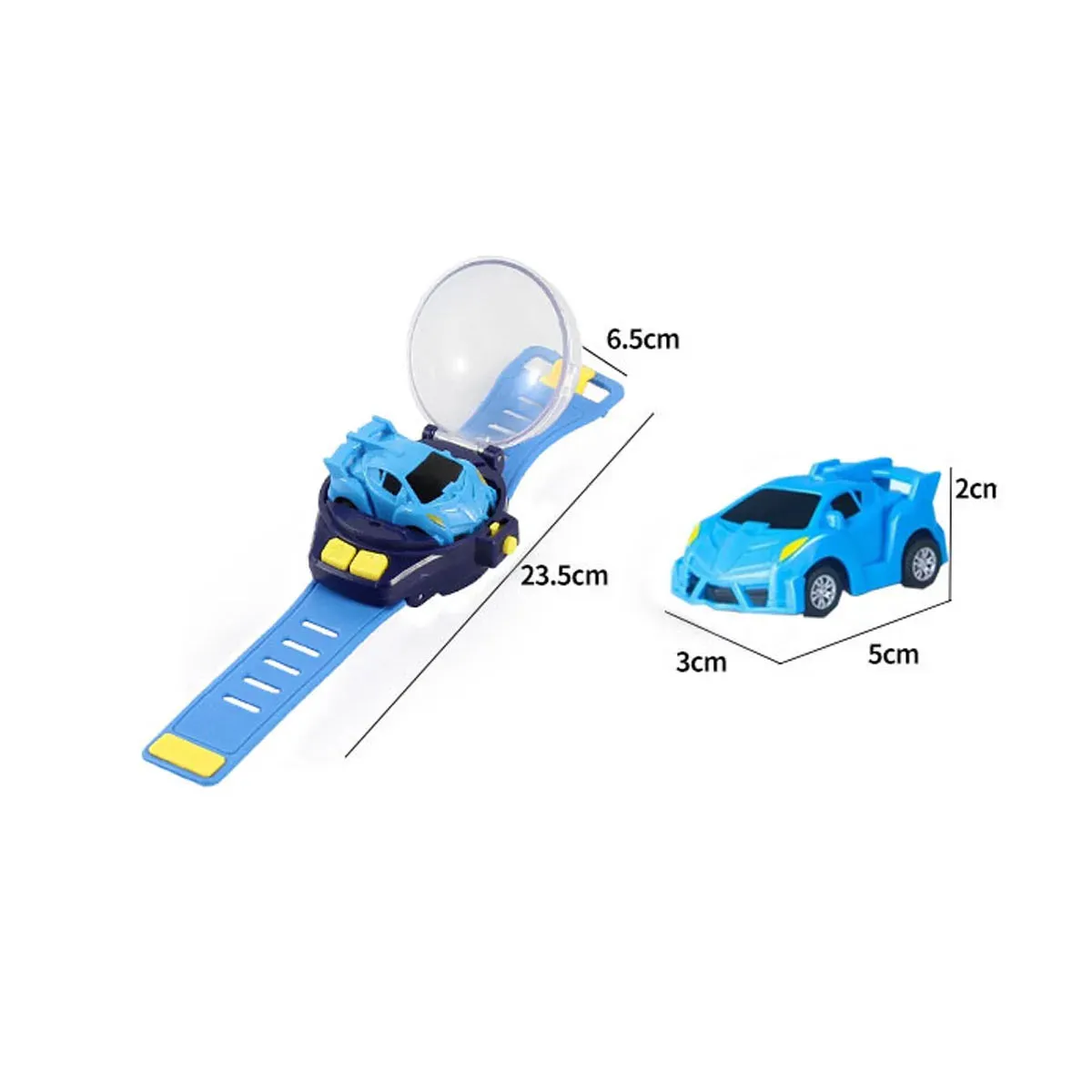 Mini Remote Control Car Watch Toy – 2.4GHz Wearable RC for Kids
