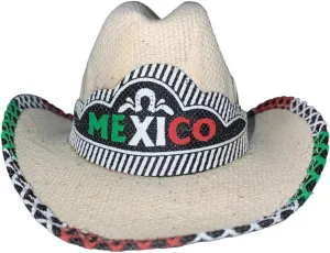 Mini Sombrero Texano 5 Pack Mexican Patriotic Colors, Classic