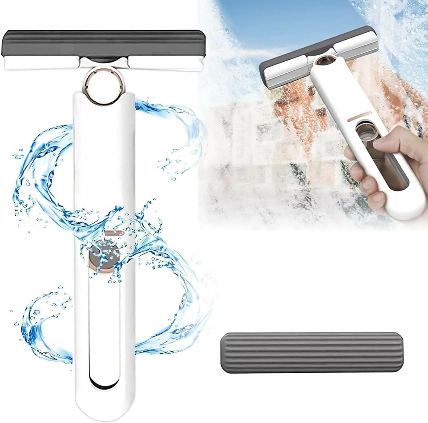Mini Sponge Mop with Self-Squeeze Function for Efficient Cleaning of Hard-to-Reach Areas