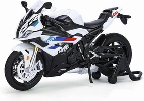 Mini Simulation Motorcycle Toys 1:12 ForS1000RR M2023 Edition Racing Model Die-Casting Alloy Metal Motocross Model Adult for Boys(White)