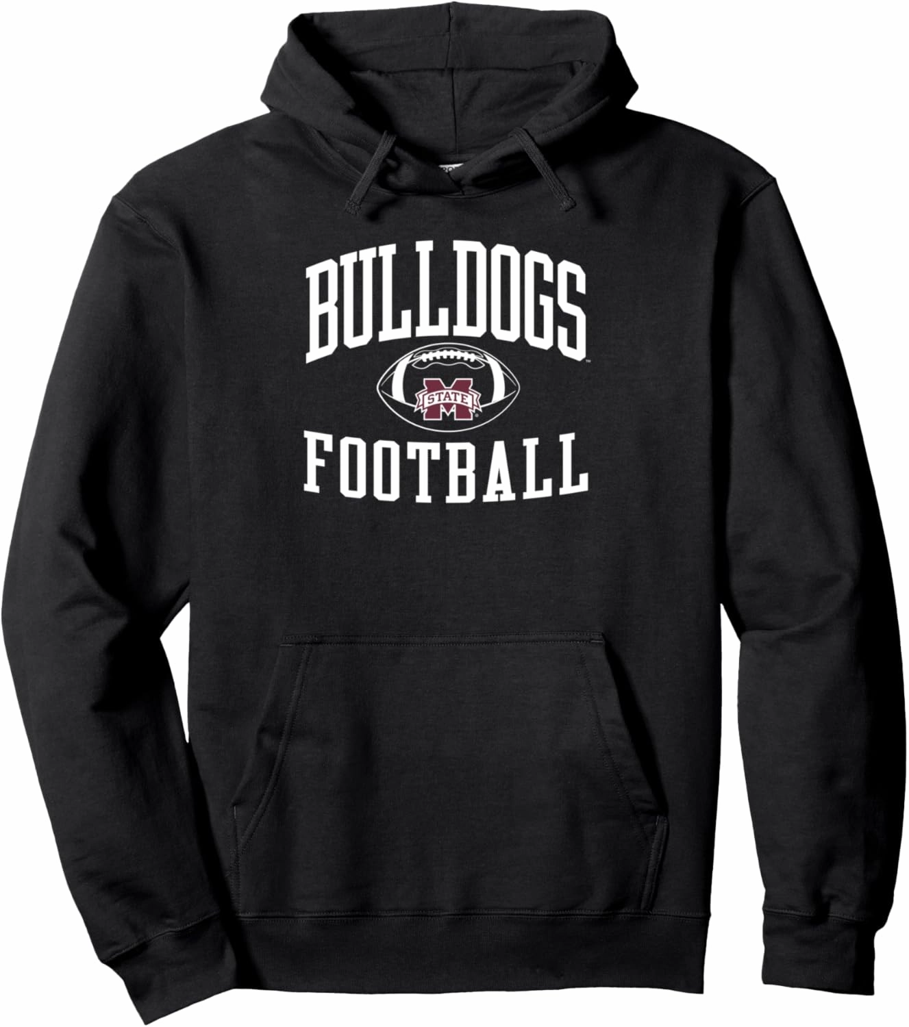 Mississippi State Bulldogs Football Sack Officially Licensed Pullover Hoodie