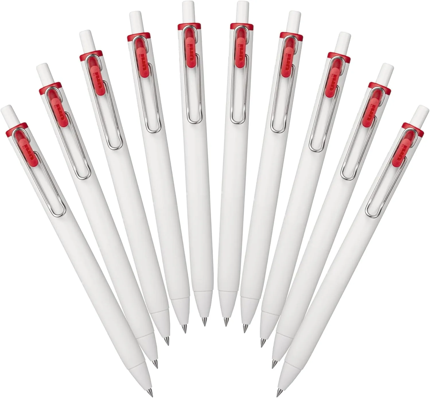 Mitsubishi Pencil Uni-Ball One Gel Ballpoint Pen, 0.5, Baked Apple, 10 Pieces, Hako UMNS05.14, 10P