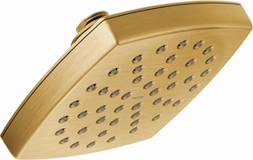 Moen S6365EPBG Voss 6" Single-Function Eco-Performance Rainshower Showerhead with Immersion Technology, Brushed Gold
