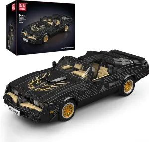 Mould King 10029 Technical Sports Car Building Kit,1557  PCS Firebird Muscle Car Model, Creative Construction Toy for Teens and Adults 14 