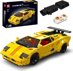 Mould King 13195H MOC Technology Car Building Blocks Model, Creative Technology APP Remote Control Sports Car Convertible Car Model Car Building Kit, Clamping Block Kit for Kids Over 14  (1384 PCS)