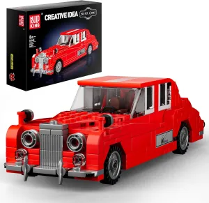 Mould King Classic Car Toys Building Sets, Collectible Vintage Antique Vehicle, 10145 Retro Car Model Build and Display, Blocks Kits for Adults and Boys Aged 8  (433 Pieces)