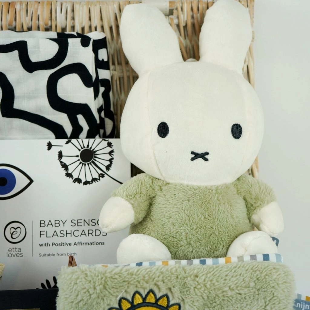 Mum And Baby Sensory Hamper, Etta Loves Swaddle, Miffy And Sophie La Giraffe