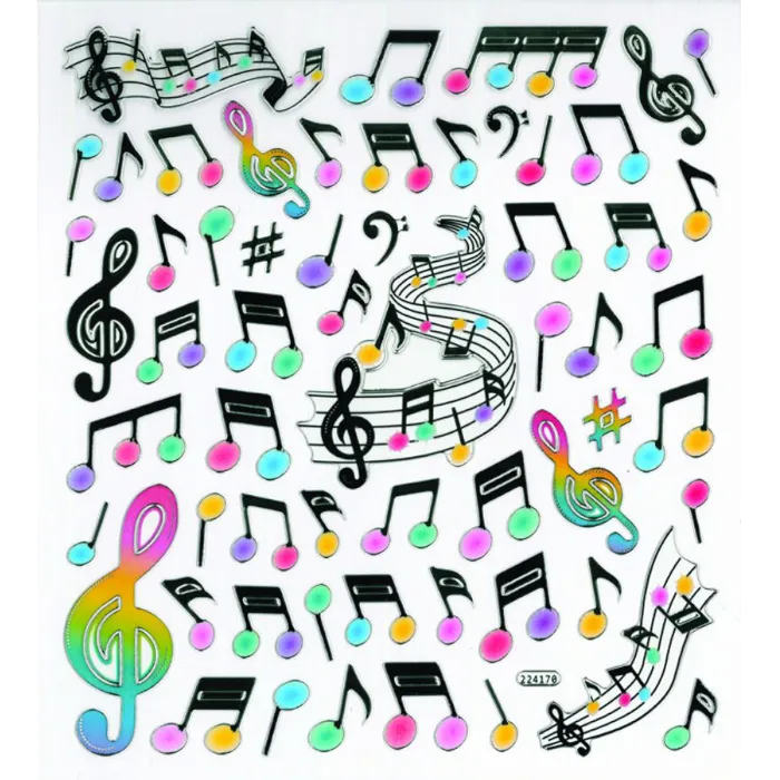 Music Stickers - 'Notes and Stuff'