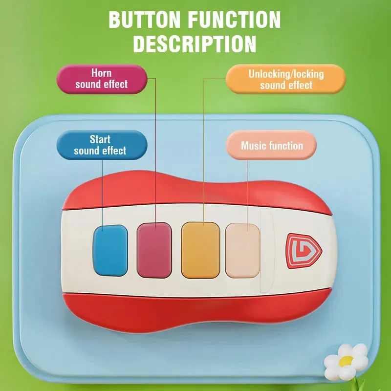 Musical Car Remote Key Toy for Baby