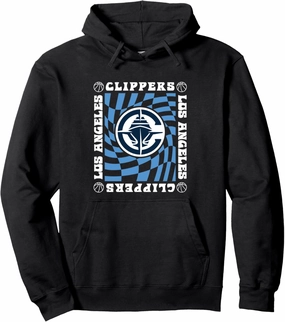 NBA Los Angeles Clippers Retro Checkerboard Wave Pullover Hoodie