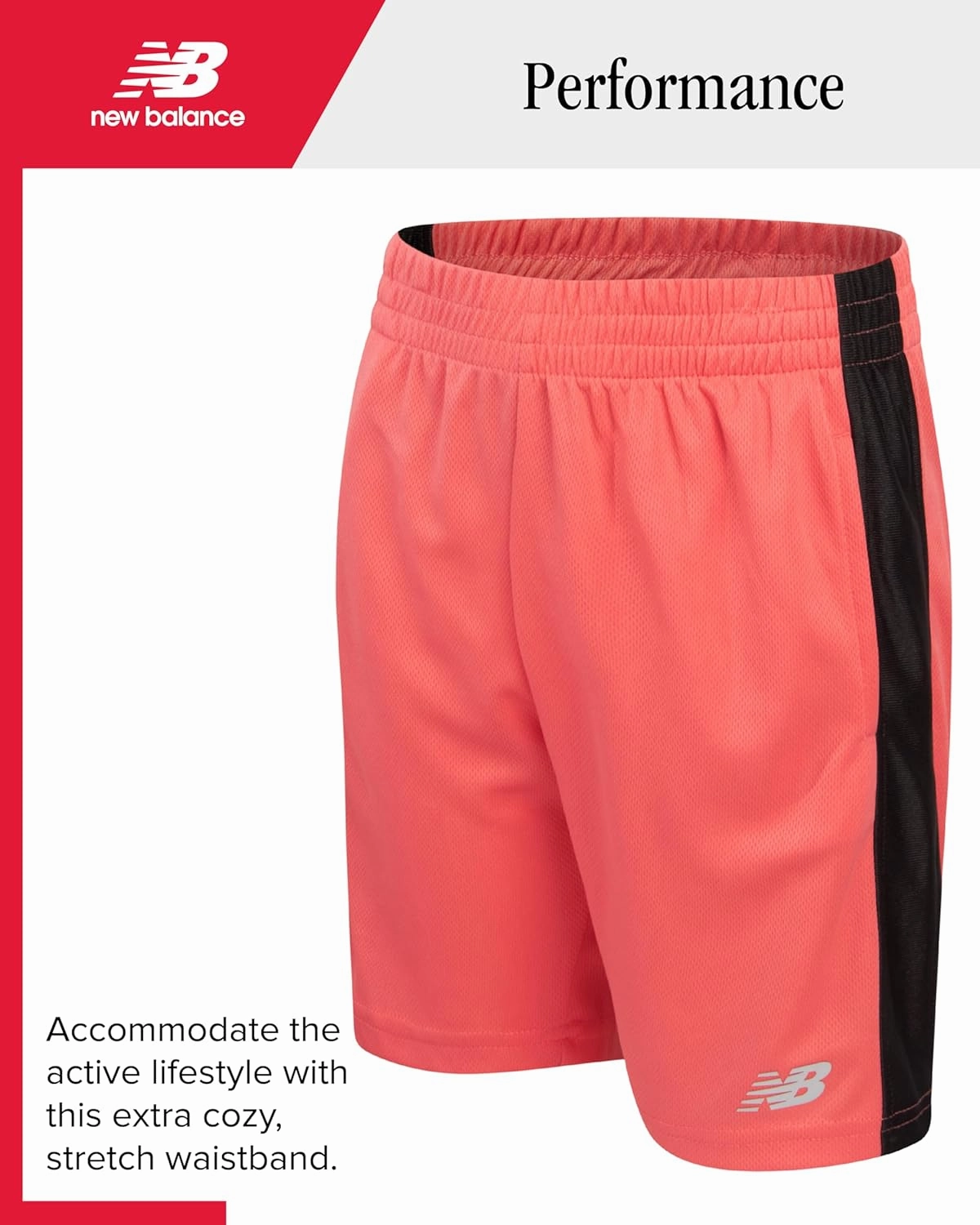 New Balance Boys' Active Shorts Set - 4 Piece Short Sleeve T-Shirt and Gym Shorts (8-20)