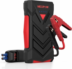 NEXPOW Battery Jumper Starter Portable,12V Car Battery Jump Starter Power Pack with USB Quick Charge (Up to 7L Gas or 5.5L Diesel Engine) Jump Box with Built-in LED Light