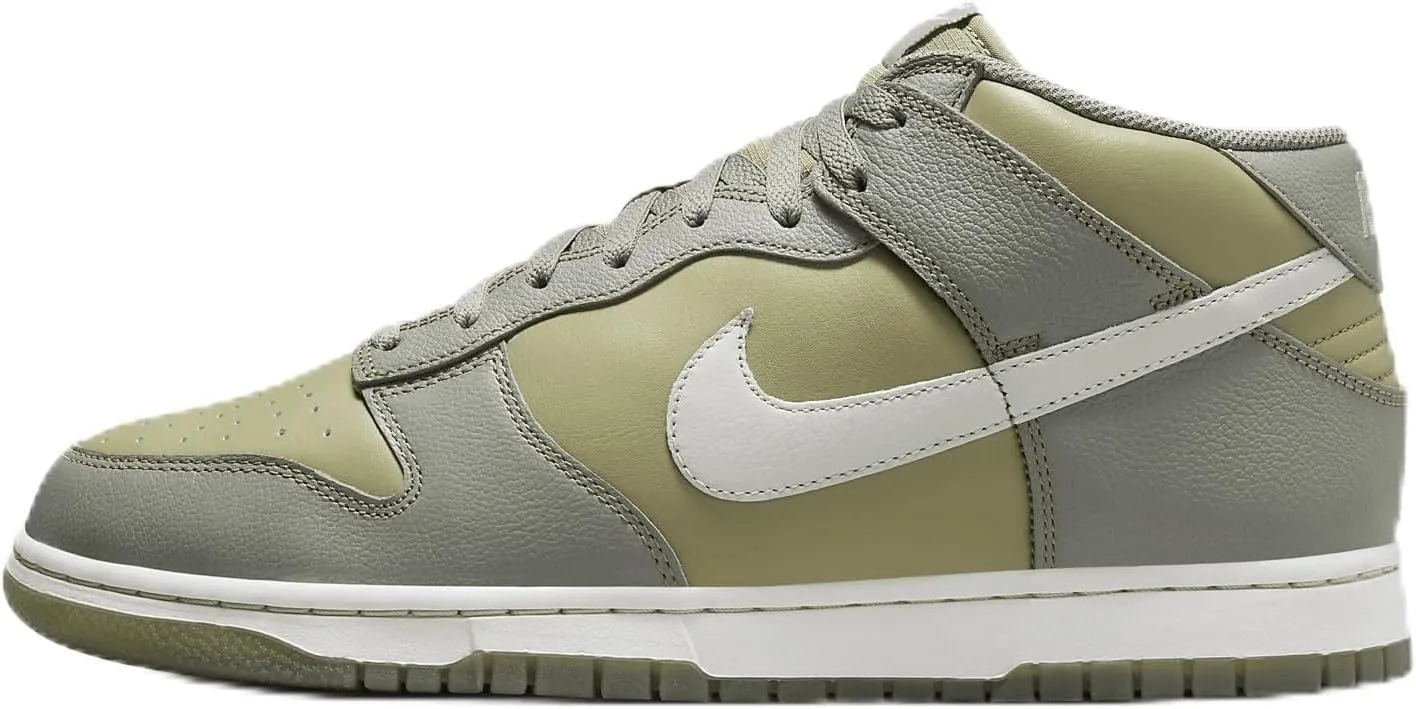 Nike Dunk Mid Men's Shoes (FJ4194-001, Dark Stucco/Neutral Olive/Light Bone) Size 13
