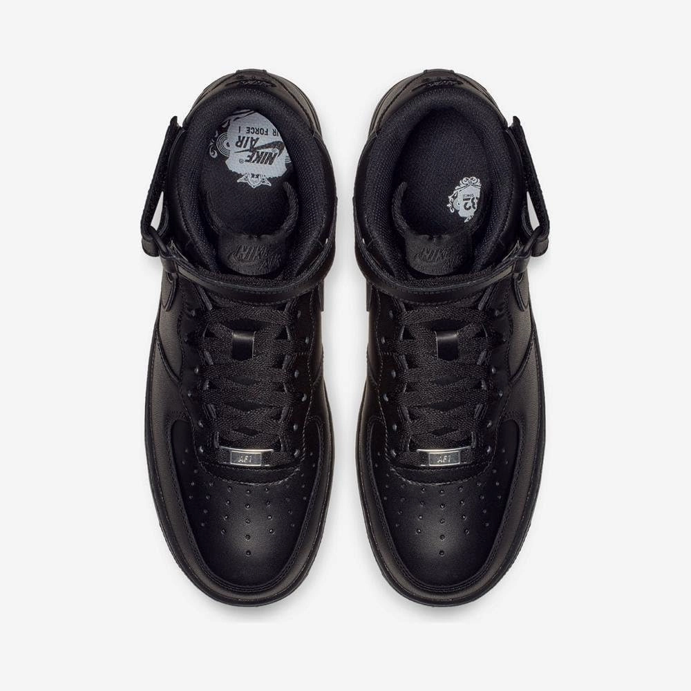 Nike Air Force 1 Mid '07 Men's Shoes (CW2289-001, Black/Black)