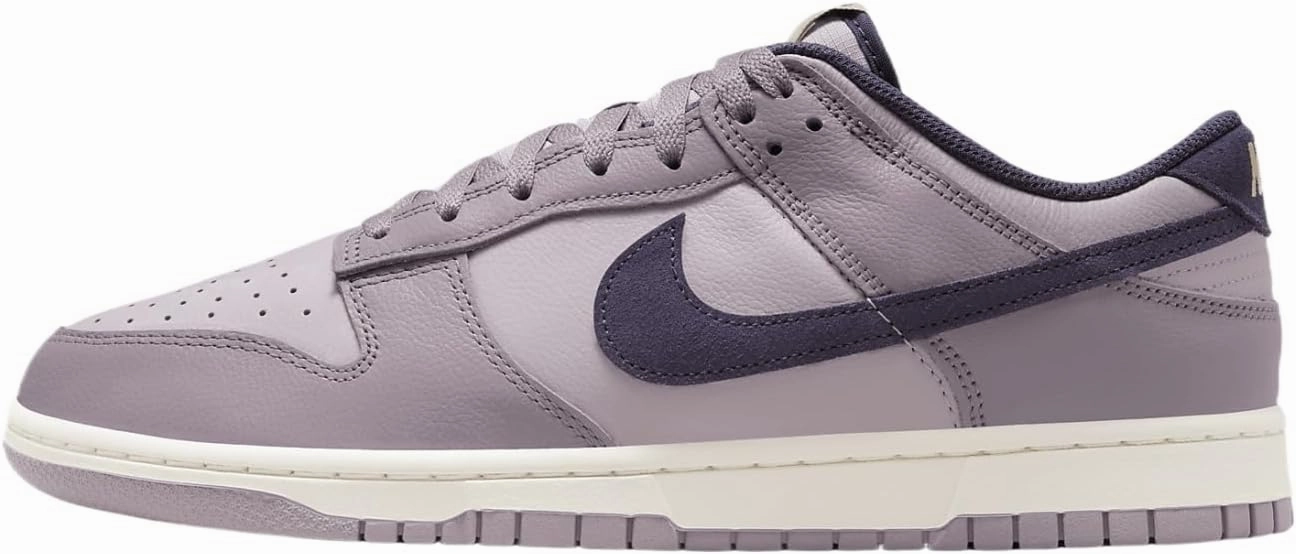 Nike Dunk Low Retro SE Men's Shoes (HQ3642-202, Light Violet Ore/Platinum Violet/Team Gold/) Size 7