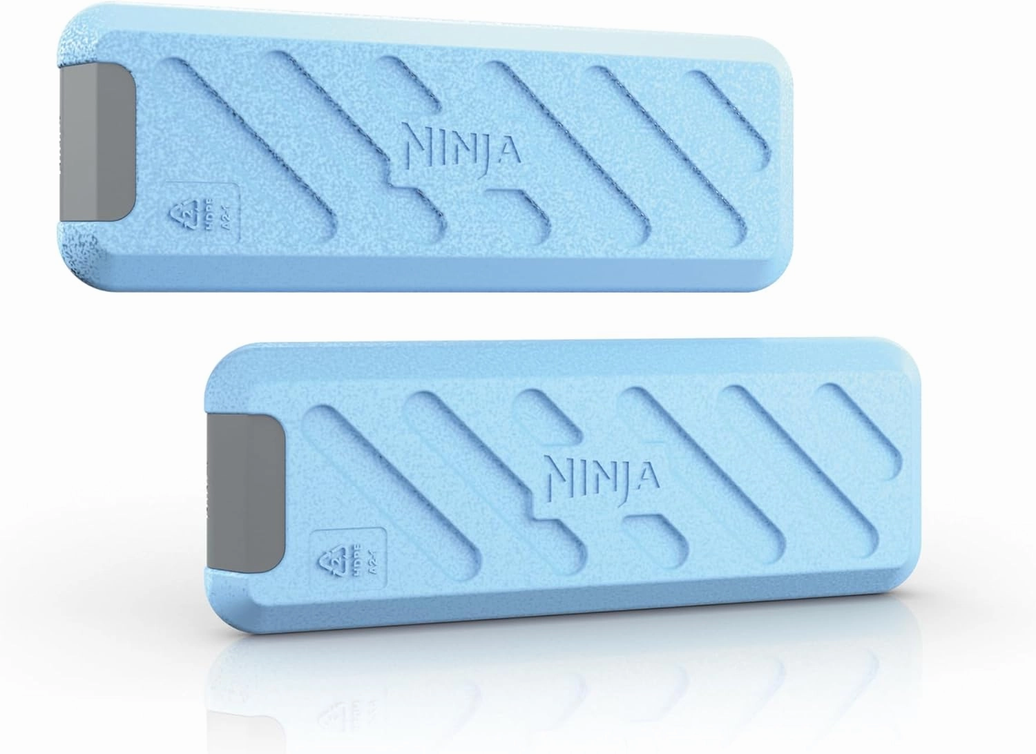 Ninja FrostVault 1lb. Ice Packs, 2-Pack, Reusable, Refreezable Ice Blocks, Mess Free, Recyclable, Designed to Fit Ninja FrostVault