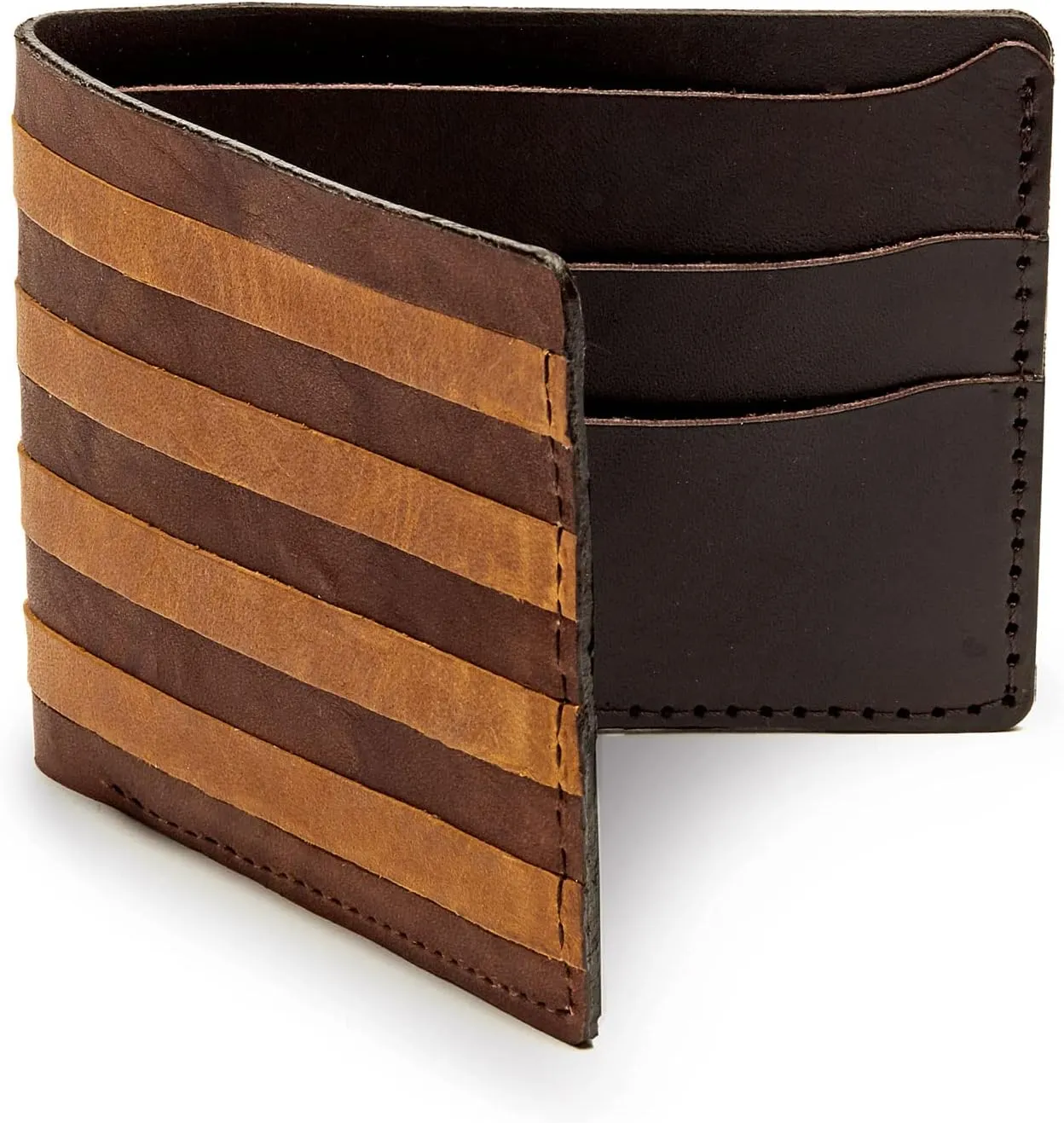 NOKONA Ballglove Leather Wallet | Made with Genuine American Baseball Glove Leather | Made in The USA and Customizable