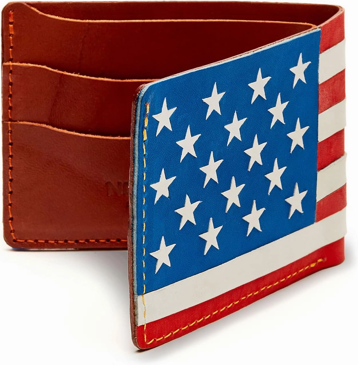 NOKONA Ballglove Leather Wallet | Made with Genuine American Baseball Glove Leather | Made in The USA and Customizable