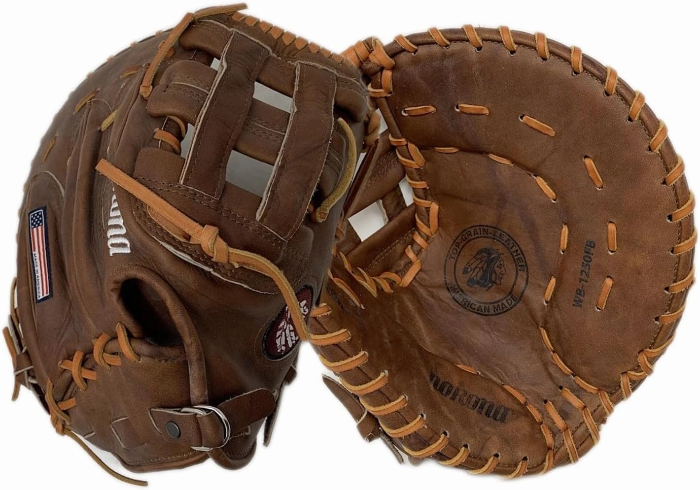 Nokona Walnut Series 12.5 Inch First Base Mitt WB-1250H Right Hand Throw H Web