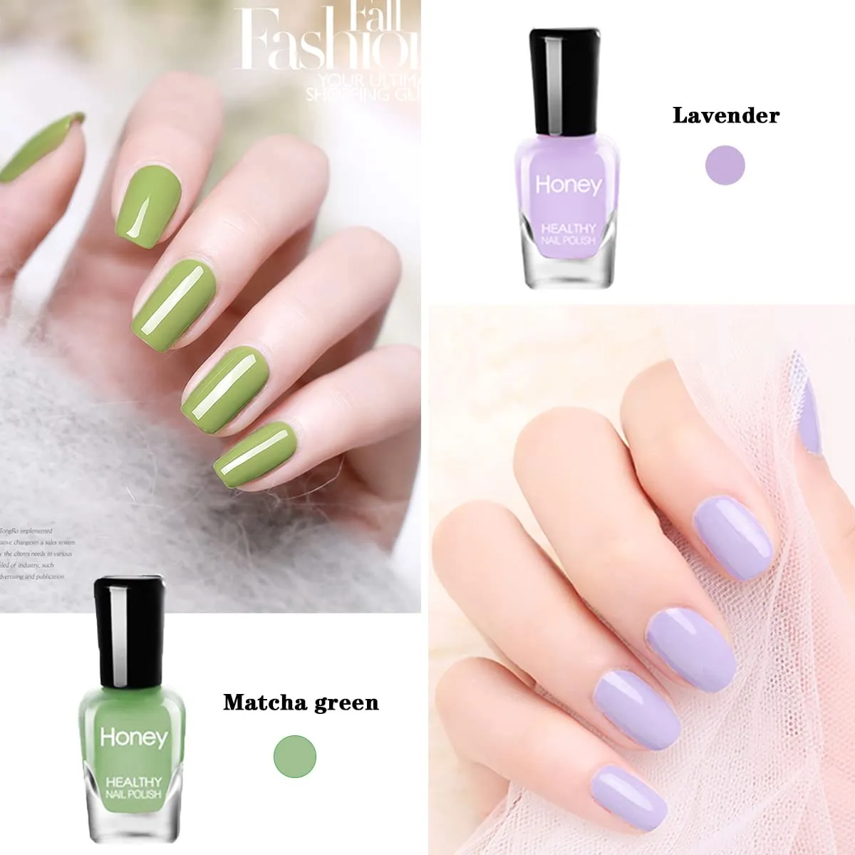 Non Toxic Nail Polish Set, Easy Peel Off and Fast Dry NailPolish Set for Pack, Eco Friendly & Organic Water Based Nail Polish for Women,Teens (18 Bottles)