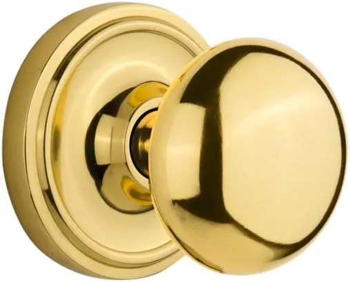 Nostalgic Warehouse Classic Rosette with New York Round Door Knob