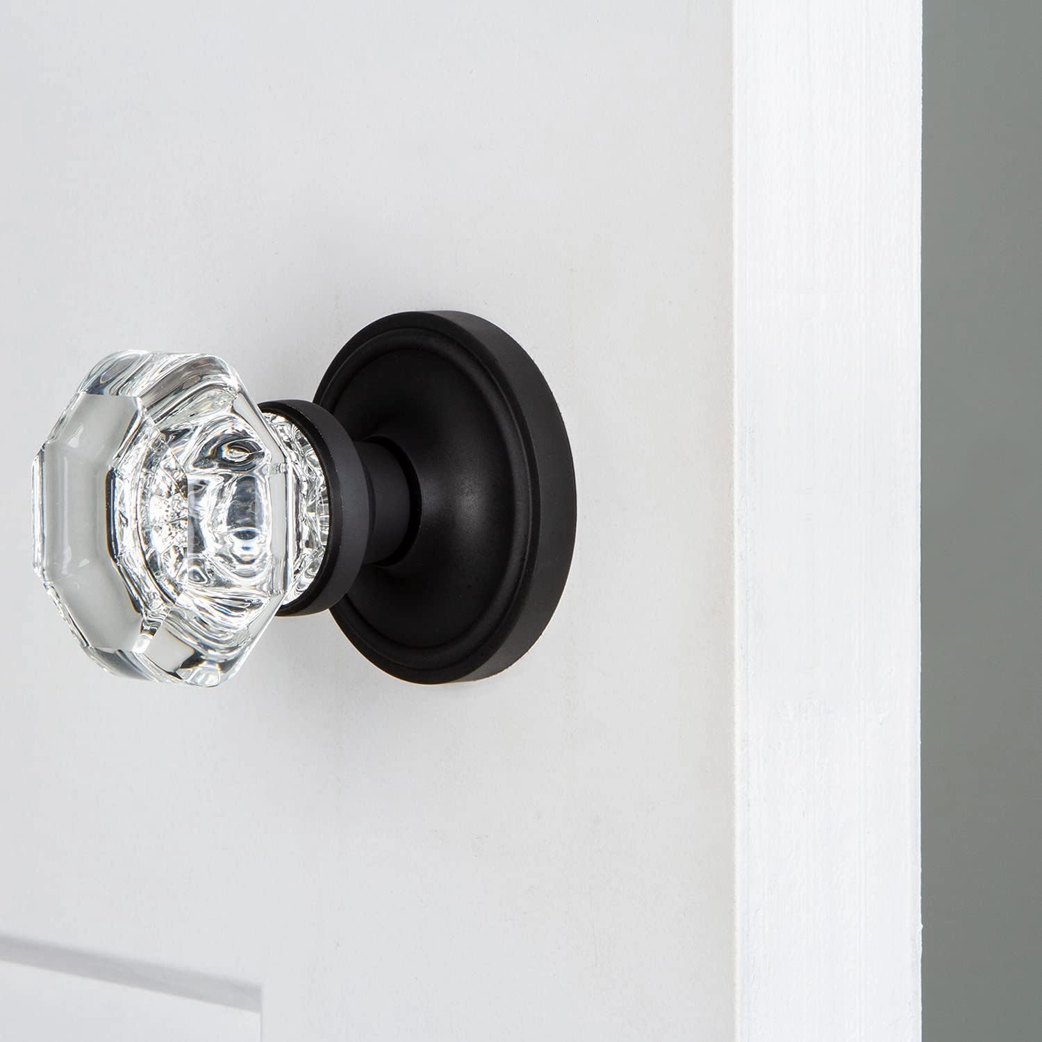 Nostalgic Warehouse Classic Rosette Waldorf Octagonal Round Door Knob