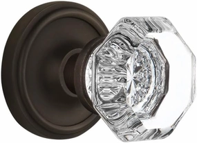 Nostalgic Warehouse Classic Rosette Waldorf Octagonal Round Door Knob