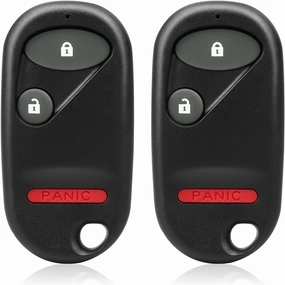 NPAUTO Key Fob Replacement Fits for Honda Civic EX LX DX 2001 2002 2003 2004 2005, Honda Pilot 2003 2004 2005 2006 2007, Keyless Entry Remote Control Car Key Fobs (NHVWB1U523, NHVWB1U521, 433 Mhz)