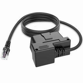 OBD Radar Detector Cable,OBDII Detector Power Adapter, OBD to RJ11 Charger Cable, Universal Radar Detector Connector for Escort MAX 360 Passport Uniden R1/R3 Beltronics Radenso XP