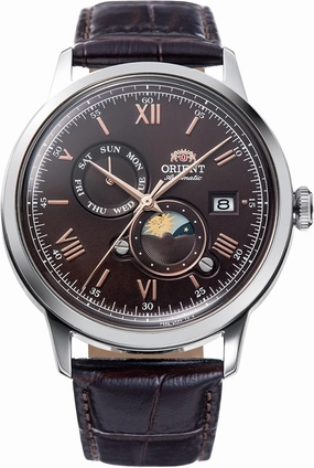 Orient Elegant Watch RA-AK0804Y10B, Chocolate Brown, Classic