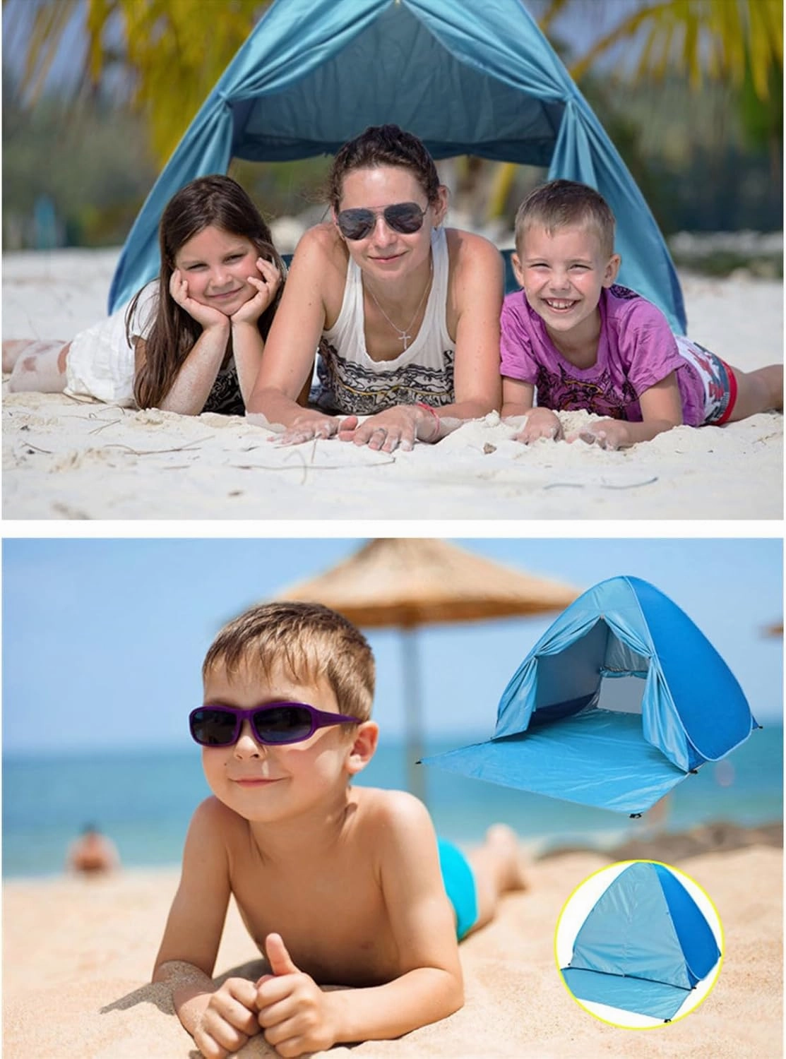 Outdoor Automatic Quick Open Tent Waterproofs Camping Tent Portable Beach Tent for Outdoor Travel Hiking Backpacking