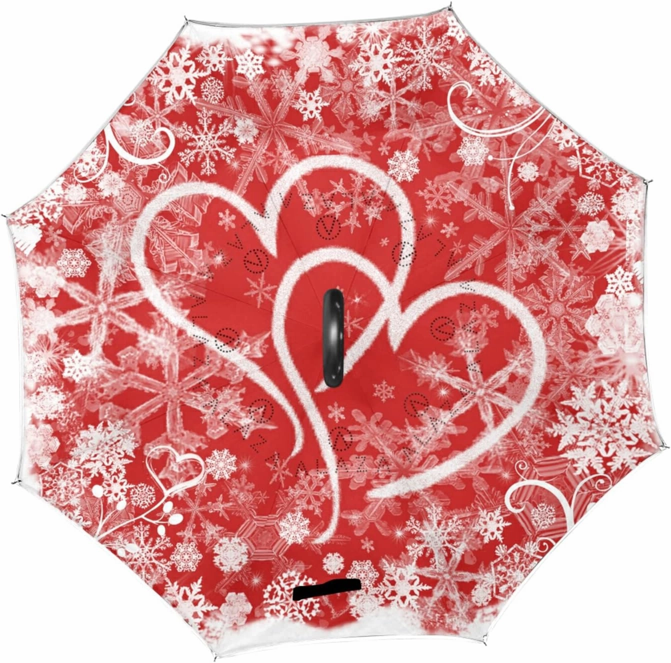 Oyihfvs Double Layer Inverted Umbrella, With C-Shaped Handle Windproof UV Proof Durable Parasol, For Men Women Outdoor Folding Rain Sun