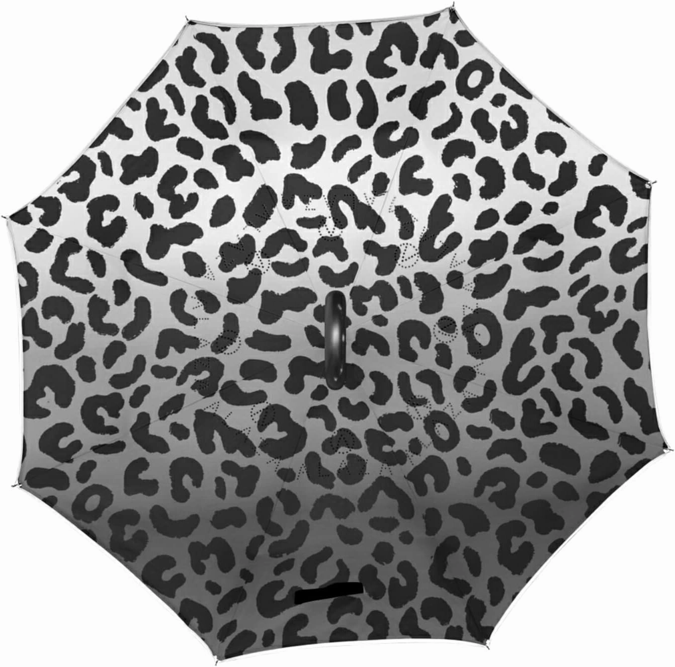 Oyihfvs Double Layer Inverted Umbrella, With C-Shaped Handle Windproof UV Proof Durable Parasol, For Men Women Outdoor Folding Rain Sun