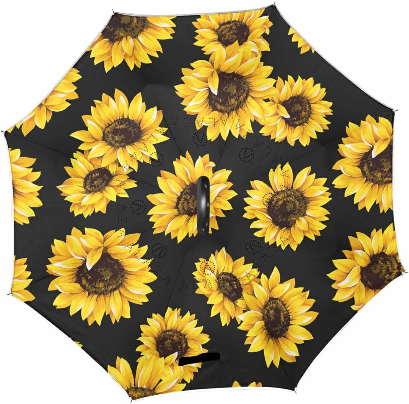 Oyihfvs Double Layer Inverted Umbrella, With C-Shaped Handle Windproof UV Proof Durable Parasol, For Men Women Outdoor Folding Rain Sun