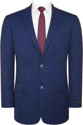 P&L Men's Sport Coat Classic Fit Blazer for Men Lightweight 2 Button Stretch Jacket in Solid & Plaid for Business & Casual