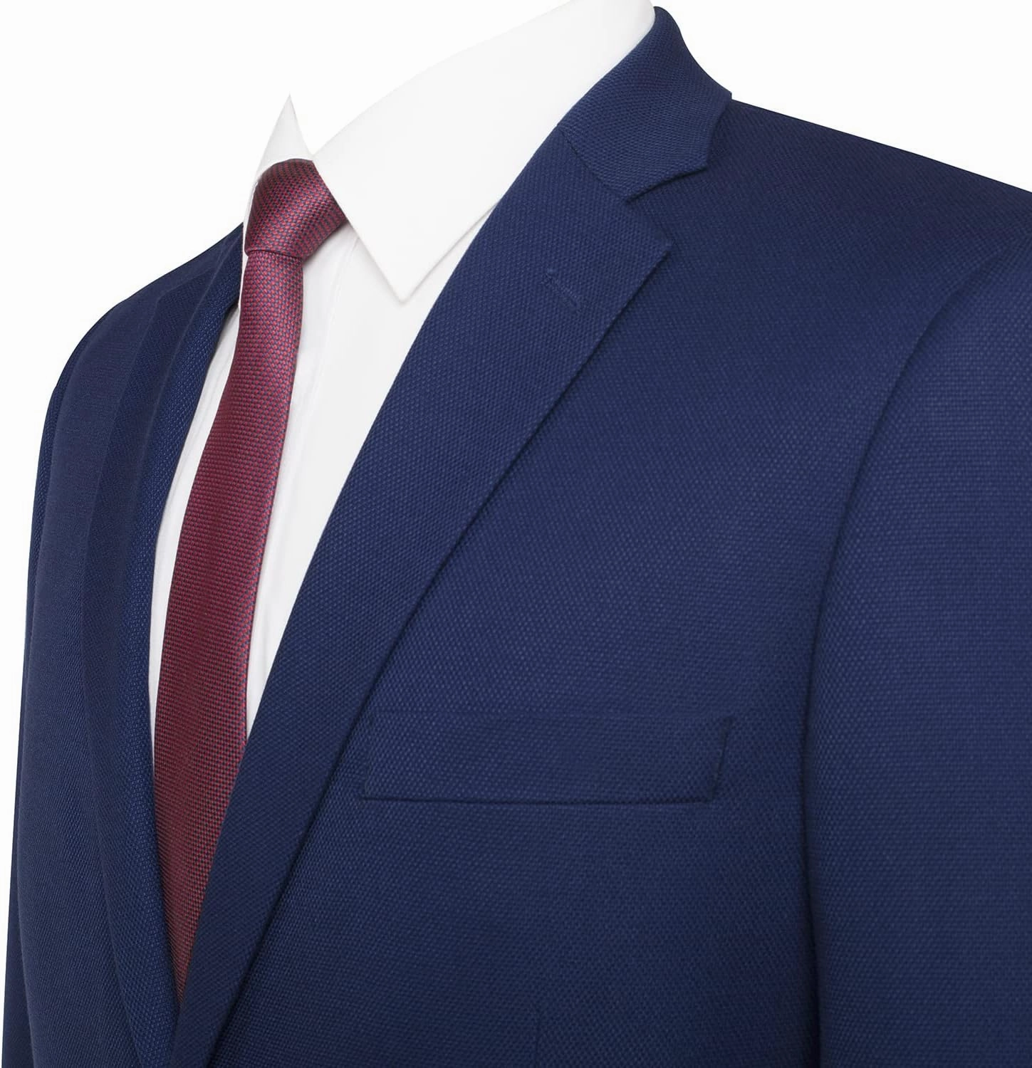 P&L Men's Sport Coat Classic Fit Blazer for Men Lightweight 2 Button Stretch Jacket in Solid & Plaid for Business & Casual