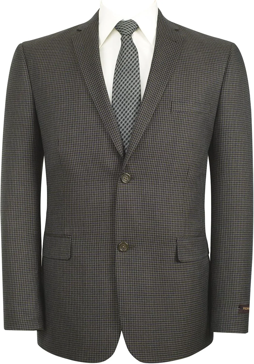 P&L Men's Sport Coat Classic Fit Blazer for Men Lightweight 2 Button Stretch Jacket in Solid & Plaid for Business & Casual
